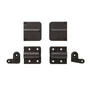 Dekselscharnier zwart 8BL soft close, infrees, prijs per set