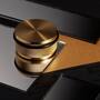 Door Stop/Floor Mounted/Brass
