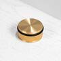 Door Stop/Floor Mounted/Brass