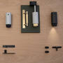 Exhaust Surface/Cross/Stone/Brass