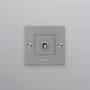 EU 1G Toggle Switch/w/ B+P Logo/Steel