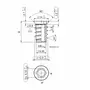 Rampabus staal met rand M8/10x24mm verzinkt VE=1300 stuks