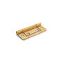 Louvredeurscharnier / 50x24 mm / staal vermessingd
