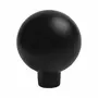 Knop METAL 832 diameter 24mm mat zwart