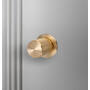 Door Knob Set/Linear/Brass
