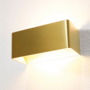 Wandlamp Toledo Up/down GOUD Geborsteld dimbaar IP20