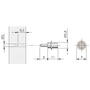 Pen verzinkt voor Flipper, diameter 3mm x 7.7mm lang