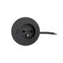 Inbouw module Power spot-FR wit, 60mm. Met Schuko plug.