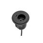 Inbouw module Power spot-FR wit, 60mm. Met Schuko plug.