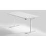 Workdesk Round voor bladmaat van 1600-2400mm , wit