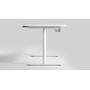Workdesk Round voor bladmaat van 1600-2400mm , wit