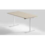 Workdesk Round voor bladmaat van 1600-2400mm , wit