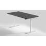 Workdesk Round voor bladmaat van 1600-2400mm , wit