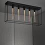 Caged Ceiling 5.0 - Black Marble/Buster Bulb Tube