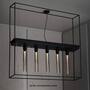Caged Ceiling 5.0 - Black Marble/Buster Bulb Tube