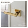 Deurkruk Hera op vierkante rozet 55x55x10 mm