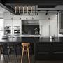 Caged Ceiling 5.0 - Polished White Marble/Buster Bulb Tube
