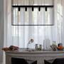 Caged Ceiling 5.0 - Polished White Marble/Buster Bulb Tube