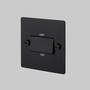 Triple Pole Fan Switch - Black - Black Interior