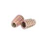 Rampabus conisch M10/16x25mm met rand, geel verzinkt, SW10