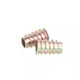 Rampabus conisch M10/16x25mm met rand, geel verzinkt, SW10