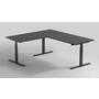 Milano voet 980 zwart, voor bladdiepte 1000-1200mm