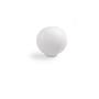 Knop kunststof wit diameter 28mm