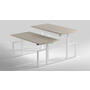 Square duo HS wit inclusief frame 1500-2400mm.