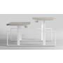Square duo HS wit inclusief frame 1500-2400mm.