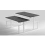 Square duo HS wit inclusief frame 1500-2400mm.