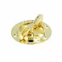 Bladverbinder rond 60mm, dikte 1,5mm vermessingd
