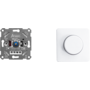 Jung AS500 Alpin wit met universele RL-dimmer