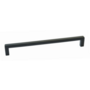 Greep 9x9mm hoh 128mm zwart gelakt totale lengte 136mm