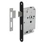 Woningbouw toilet-/badkamerslot 63/8 mm zwart