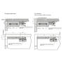 Demper - sluiting combinatie wit voor deuren 7-25 kilo