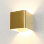 Wandlamp Vigo Up/down Goud Geborsteld IP20