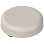 Dekorplaat rond mat nikkel v. glasdeurscharnier boring 26mm