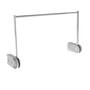 Kledinglift elektrisch grijs-daalt 70cm-kast 60-90cm breed