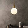 Forked Globe/Large 290Mm/Opal