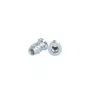 Rampabus staal met rand M6, lengte 15mm, kop 12mm