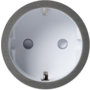 Rond 2.0 Socket F - t.less - canon de fusil dark - white cup