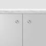 Furniture Knob/Linear/Set Of 2/Steel