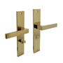Deurkruk Hera op schild 245x45 mm WC63/8 mm
