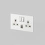 2G Socket + USB 3.1A/White