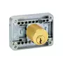 Oplegslot cilinder glans messing BN 0101 cilinderlengte 23mm