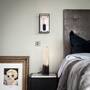 Caged Wall Light/Medium/White Marble