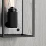 Caged Wall Light/Medium/White Marble