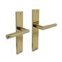 Deurkruk Bastian op schild 245x45 mm blind