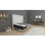 Opklapbed horizontaal CLICK O TOP met bureau, 182x202cm