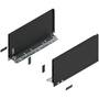 Legrabox ladezijde C 350mm, carbon zwart, hoogte 177mm
